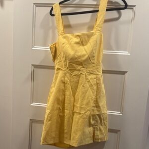 Yellow Sleeveless Dress